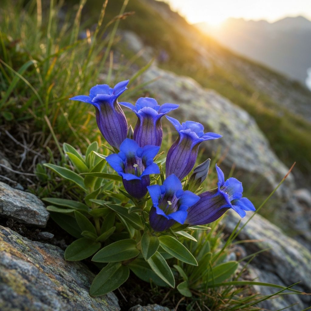 Gentiana Alpenpflanze